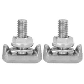 2pcs Batterie De Voiture Terminal T-Bolts En Acier Inoxydable 19116852 Remplacement Pour Chevrolet