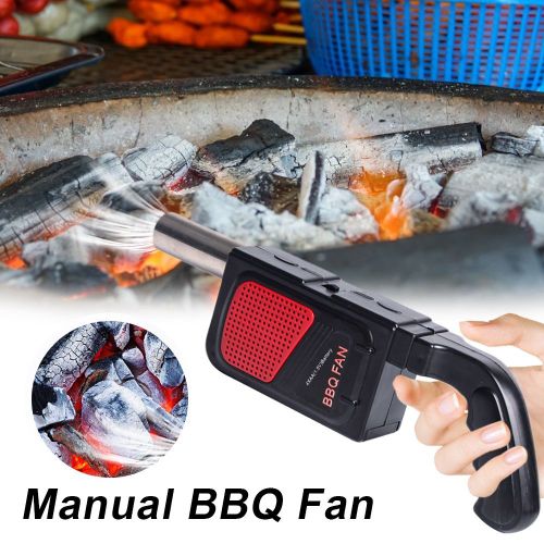 Ventilateur Électrique Pour Barbecue Portable, Puissant, Souffleur D'air, Pour Jardin, En Plein Air, Poêle De Cuisine, 1 Pièce