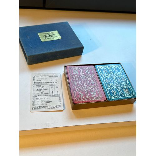 Cartes Anciennes Jeu De Bridge 2 Jeux 52 Cartes