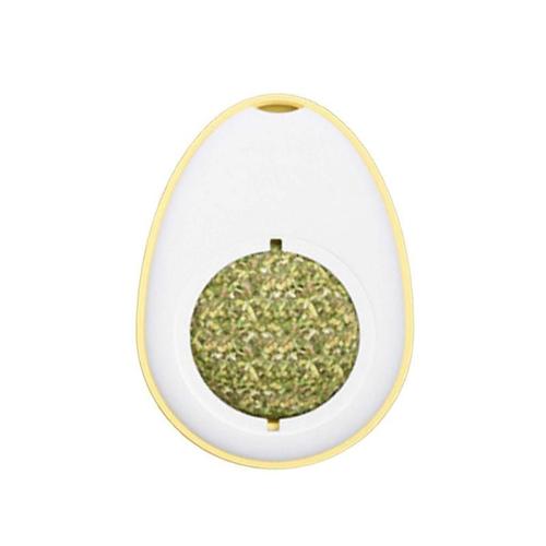 Boule De Menthe En Forme D'¿Uf À La Coque Pour Chat, Boule De Rouleau D'herbe À Chat, Jouets Muraux Rotatifs, Collation Comestible, Boule D'herbe À Chat Naturelle Et Saine