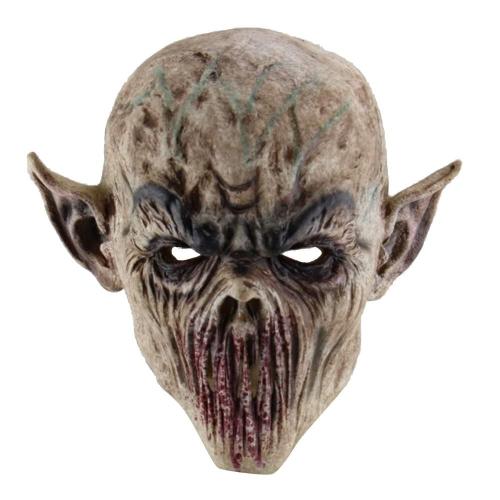 Couvre-visage extraterrestre en latex pour la décoration d'Halloween, masque d'horreur, accessoire de costume de cosplay, masade de fête Tim, équipement de sauna effrayant