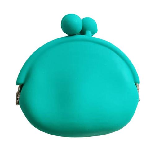 PROMOTION ! Porte-monnaie silicone 'Coloriage' vert - 9x8 cm