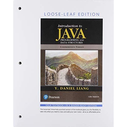 Intro To Java Programming, Comprehensive Version, Loose Leaf Edition
