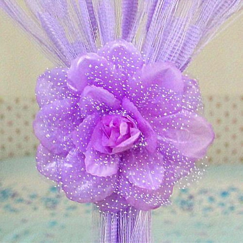 Attache De Rideau De Fleurs, Clips De Tache, Support De Rideau À La Maison, Dos Droit, Salon, Décor De Drapé De Chambre À Coucher, 1 Pièce, 1 Paire