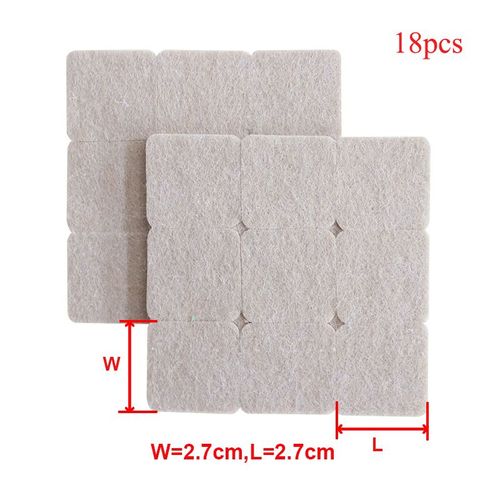 1 Ensemble De Coussinets De Pied De Chaise En Feutre, Accessoires De Meubles De Bricolage, 5mm D'épaisseur, Tapis De Protection Contre Les Rayures Muet Antidérapant