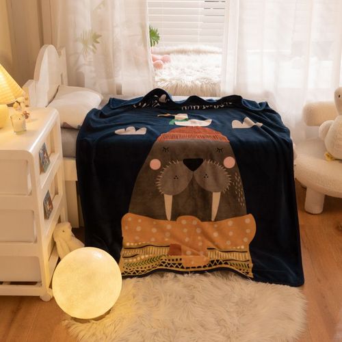 Phoques Couverture Couches De Gaze Serviette Couette Coton Simple Double Sieste Couette Été Cool Couette Enfants Bébé Sieste Couverture Couverture Couverture Lit Couvertures