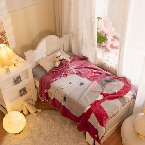 Hippopotame Couverture Couches De Gaze Serviette Couette Coton Simple Double Sieste Couette Été Cool Couette Enfants Bébé Sieste Couverture Couverture Couverture Lit Couvertures