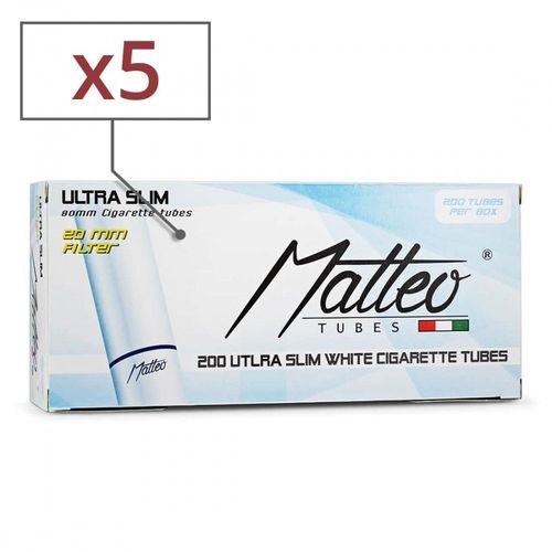 1000 tubes ultra slim matteo