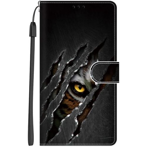 Coque Pour Samsung Galaxy A54 5g Etui A Rabat Antichoc Fente Carte Support Magnetique Cover Motif Pu Etui En Cuir Protection Pochette Housse Portefeuille Flip Case Pour Galaxy A54 5g - Gris