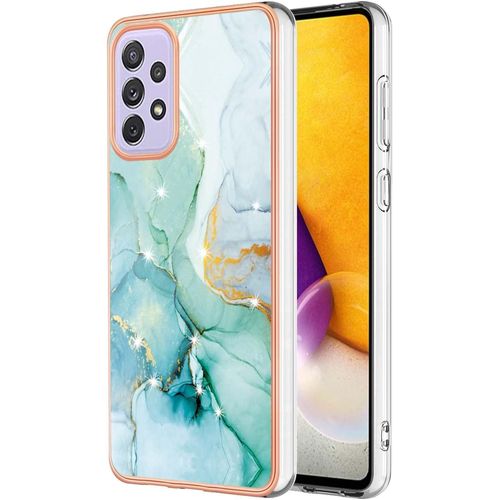 Coque Pour Samsung Galaxy A23 5g, Marbre Motif Design Slim Antichoc Flexible Tpu Bumper Souple Silicone Case Cover Housse Etui De Protection Anti-Choc Coque Pour Galaxy A23 5g, Vert Fonce