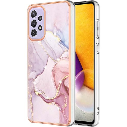 Coque Pour Samsung Galaxy A23 5g, Marbre Motif Design Slim Antichoc Flexible Tpu Bumper Souple Silicone Case Cover Housse Etui De Protection Anti-Choc Coque Pour Galaxy A23 5g, Rose