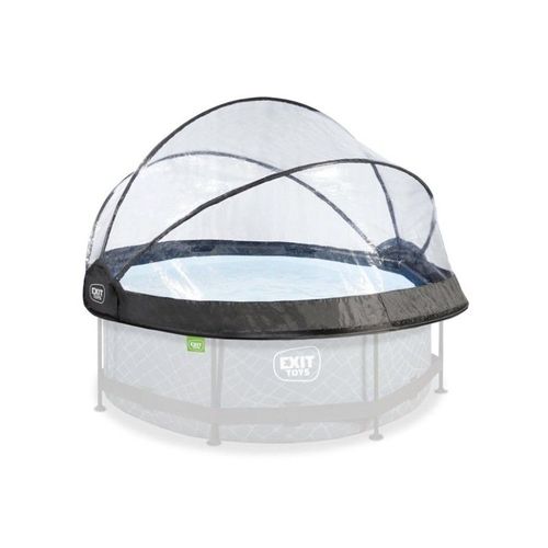 Dôme pour piscine tubulaire ronde de Ø 2,40 à 2,55 m - Exit Toys