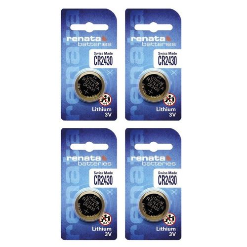 4 piles Renata CR2430