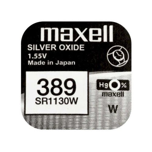 Maxell 389 SR1130W Silver Oxide 1,55 v