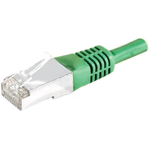 Dexlan Cat6a Rj45 Patch Cable S/ftp Green - 25 M