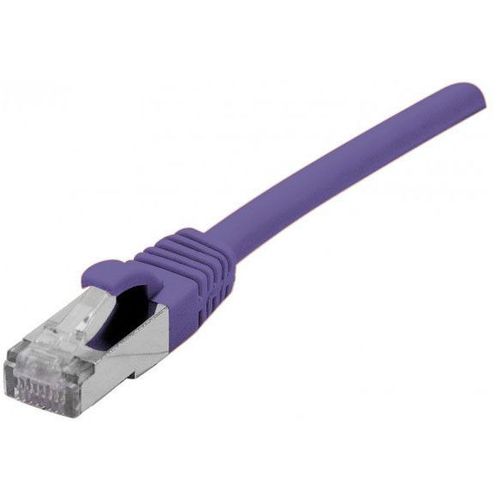 Dexlan Cat6a Rj45 Patch Cable S/ftp Lszh Snagless Purple - 10 M