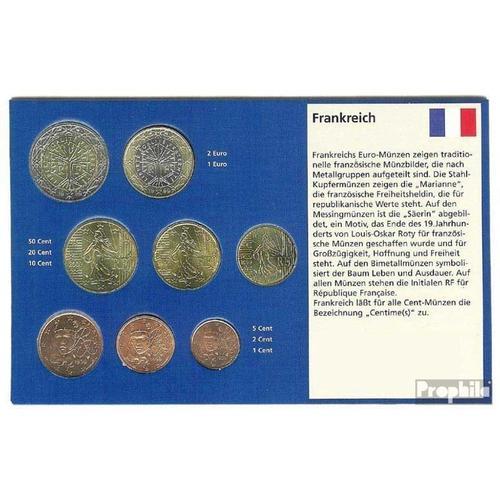 France 1999 Série De Monnaies Fleur De Coin 1999 Euro-Première Émission