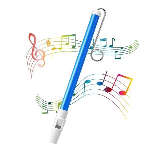 Sifflet De Flûte Soufflante Pour Enfants,Jouets Musicaux Classiques Pour Enfants,Flûte Piccolo,Cadeau Amusant,1pc - Type Blue #A