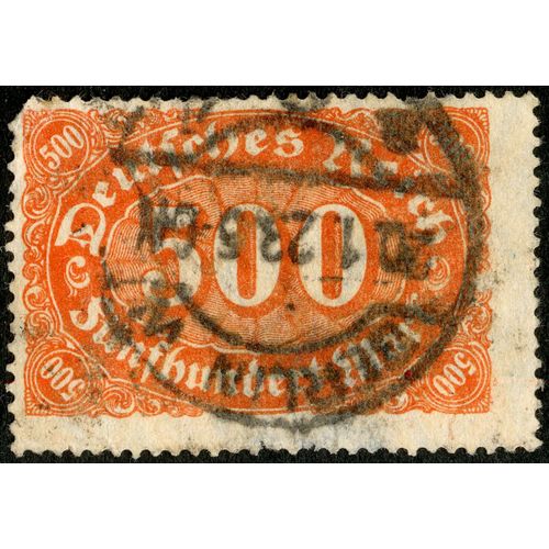 Timbre Oblitéré Deutsches Reich 500