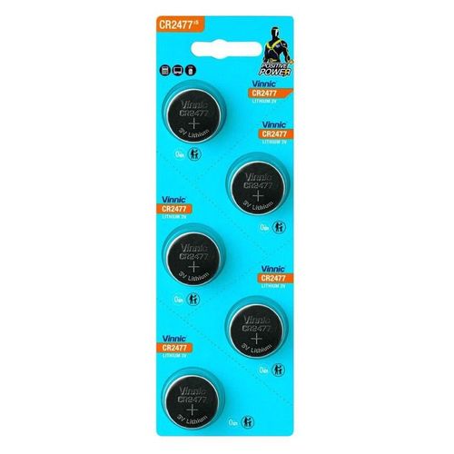 CR2477 Vinnic Blister de 5 piles