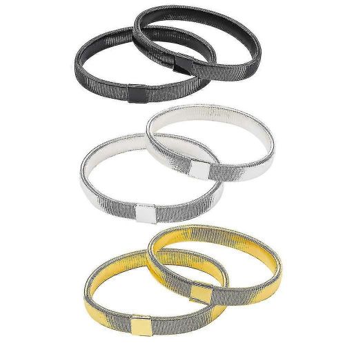 Brassards De Jarretière De Chemise Extensibles En Métal Pour Porte-Manches De Chemise Pour Hommes