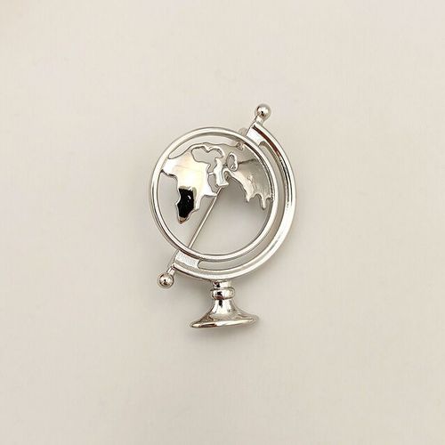 2025 Hollow Globe Broche Broche Broche Anti-Marche Boucle Accessoire Poitrine