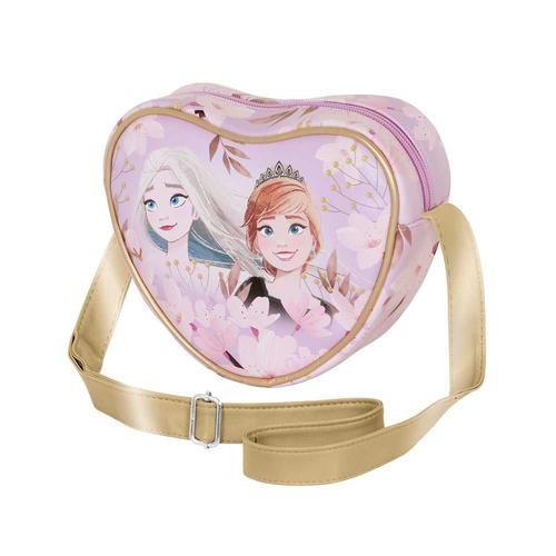 Sac à Bandoulière Coeur Casual - Disney La Reine des Neiges 2 (Frozen) Petal - Lilas - Taille Unique