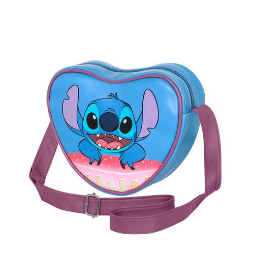 Sac à Bandoulière Coeur Casual - Disney Lilo et Stitch Cake - Bleu - Taille Unique