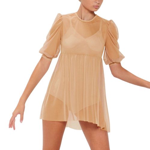 Ata Dee-Robe En Maille Pour Femme Et Fille,Mini Jupe Courte,Pull Bateau Sexy,Manches Bouffantes Lanterne,Vêtements De Brevde Ballet Lyrique Moderne