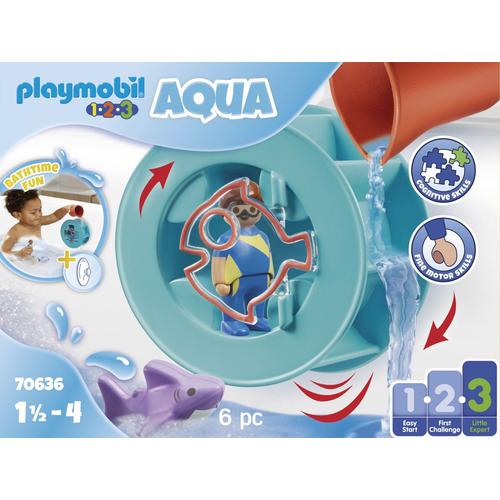 Playmobil 70636 - Roue Aquatique Et Requin