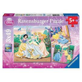 Puzzle 3x49 Pièces - Rêves De Princesses / Disney Princesses