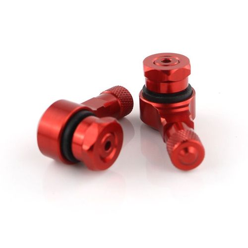 Tiges De Valve De Roue De Moto Cnc En Alliage D'aluminium,11.3mm,90,Résistantes,Adaptées À Kawasaki Z900,Z300,Z1000,Z800 - Type Red