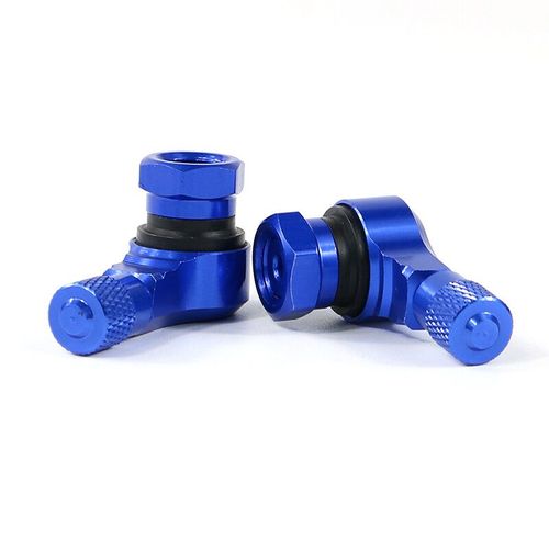Tiges De Valve De Roue Cnc Avant Et Arrière,Résistantes,90,11.3mm,Pour Honda Xl 1000 V Varadero Cbr 125r Cbr250r - Type Blue