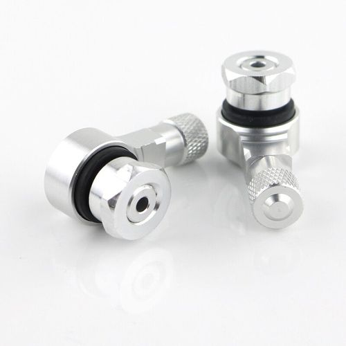 Tiges De Valve De Roue Cnc Avant Et Arrière,Résistantes,90,11.3mm,Pour Honda Xl 1000 V Varadero Cbr 125r Cbr250r - Type Silver