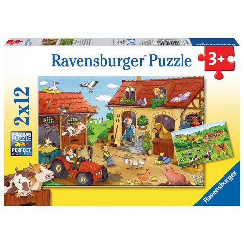 Puzzle Puzzles 2x12 P - Le Travail À La Ferme