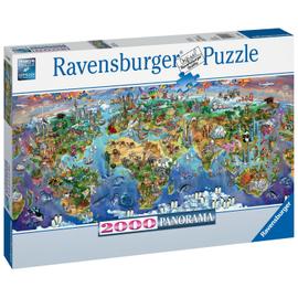 Puzzle 2000 Pieces - Mappemonde 1650 - Ravensburger - Puzzle
