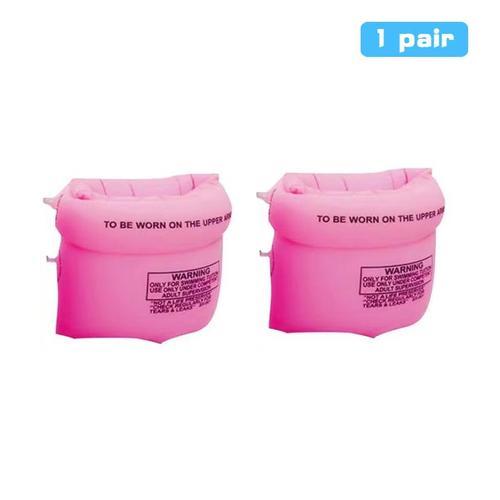 Brassards De Natation Enroulables Gonflables,Anneaux Flottants,Brassards De Tube Pour Enfants Et Adultes,Anneau De Natation Charmant - Type Pink