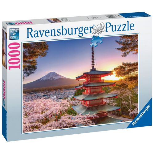 Puzzle Puzzle 1000 P - Cerisiers En Fleurs Du Mont Fuji