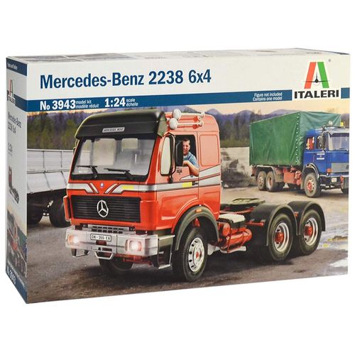 Maquette Camion - Italeri - Mercedes-Benz 2238 6x4 - Aille Unique - Intérieur - 15 Ans-Italeri