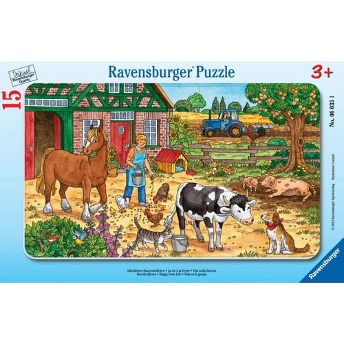 Puzzle Puzzle Cadre 15 P - La Vie À La Ferme