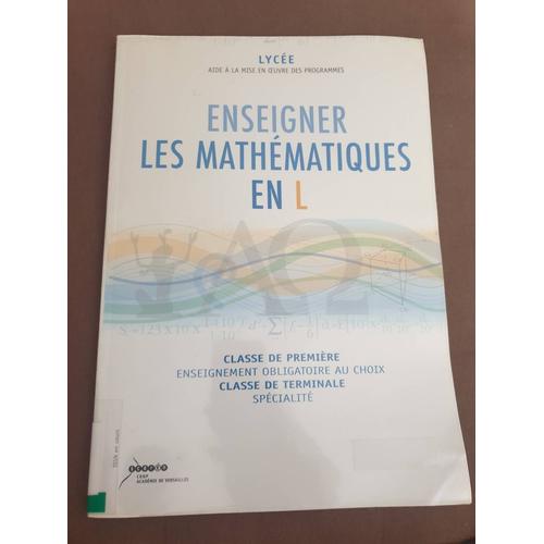 Enseigner Les Mathématiques En L