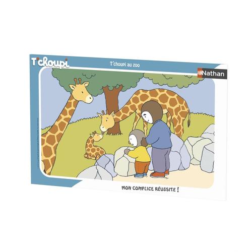 Puzzle N Nathan Puzzle Cadre 15 P - T'choupi Au Zoo