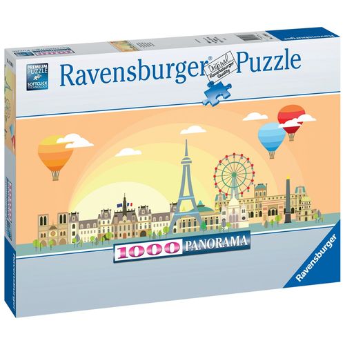 Puzzle Puzzle 1000 P - Une Journée À Paris (Panorama)