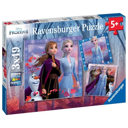 Puzzles 3x49 P - Le Voyage Commence / Disney La Reine Des Neiges 2