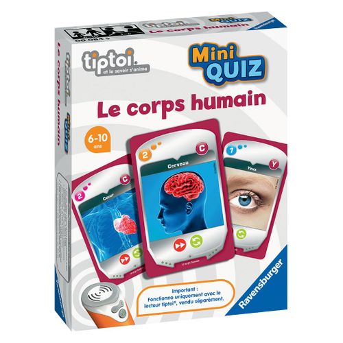 Premier Age Tiptoi - Mini Quiz - Le Corps Humain