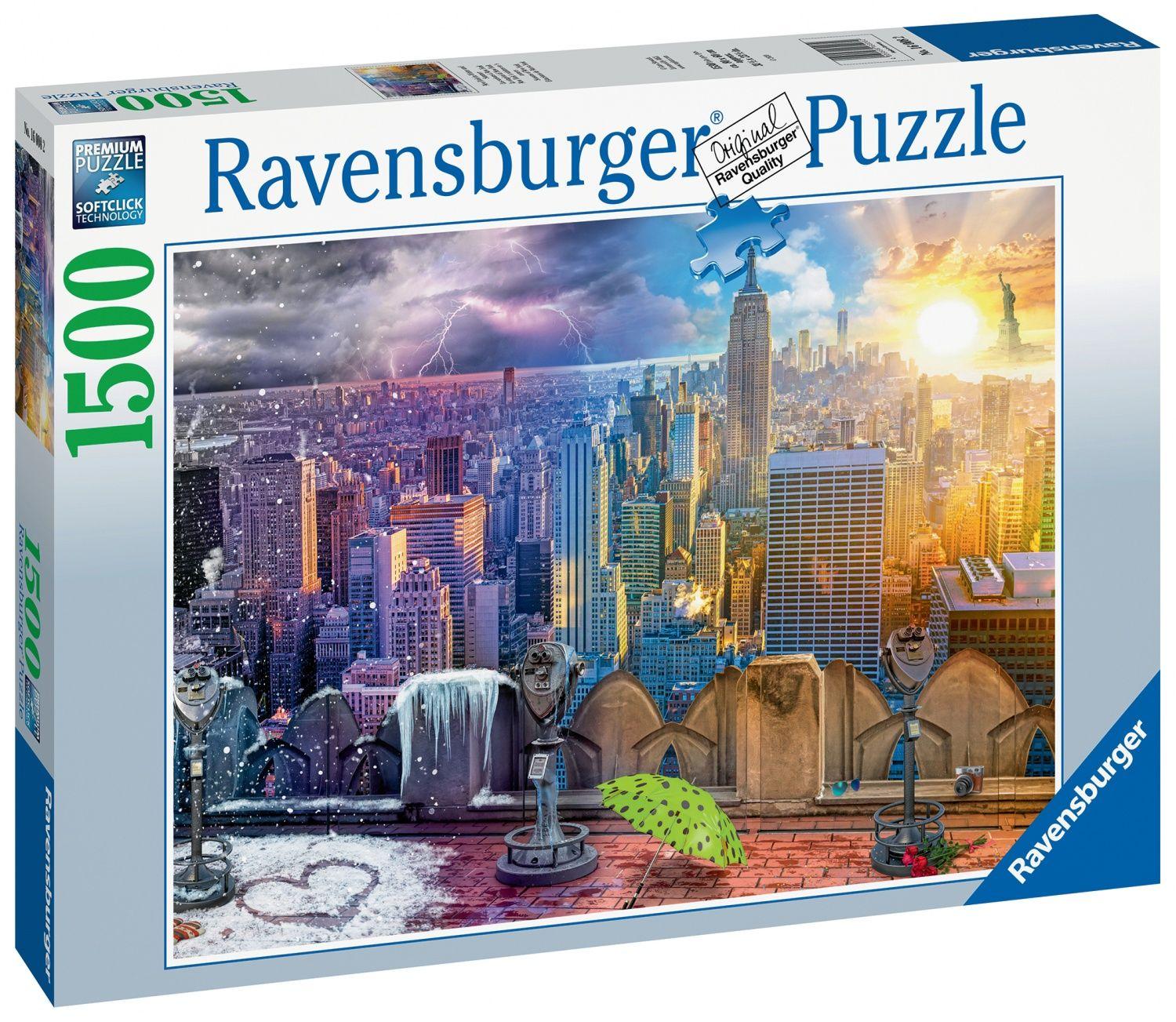 Ravensburger - puzzle adulte - puzzle 1500 p - le livre magique