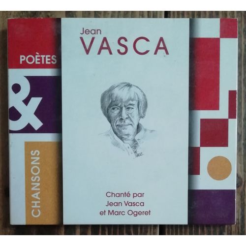 Cd Jean Vasca Poètes Et Chansons Avec Marc Ogeret