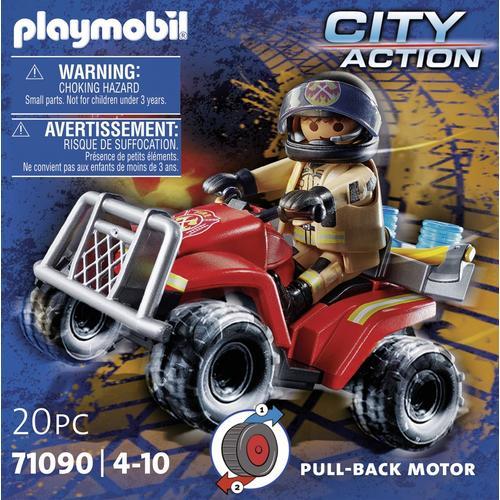 Playmobil 71090 - Pompier Et Quad