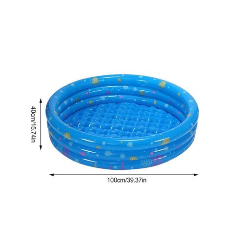 Piscine gonflable rectangulaire en PVC pour enfants,baignoire de pataugeoire épaisse,sports d'intérieur,extérieur,été,2021,110 cm,128 cm,155cm - Type 100x40cm #C