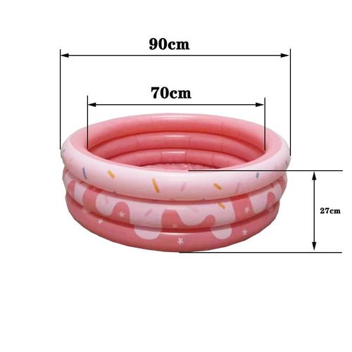 Piscine gonflable ronde et pliable d'intérieur et d'extérieur pour enfants,piscine domestique en Pvc épais pour nourrissons LB888 - Type color1